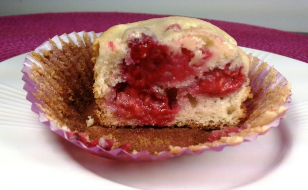 Raspberry Cream Cheese Muffins