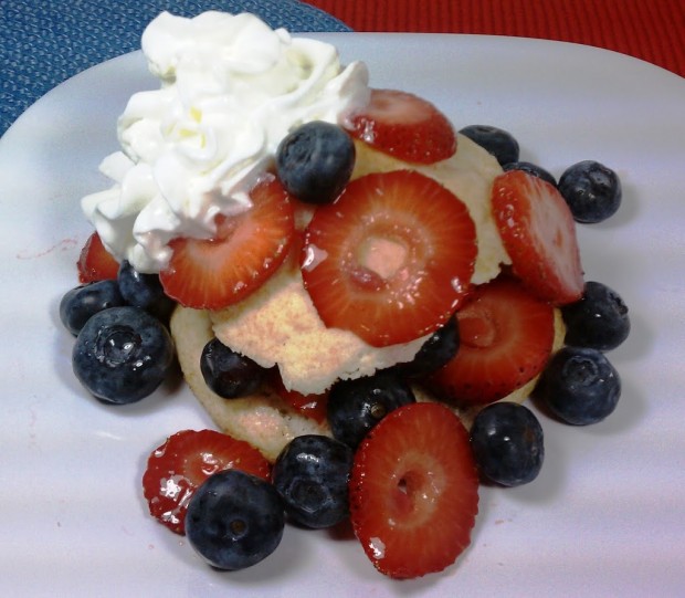 Red, White & Blueberry Shortcake