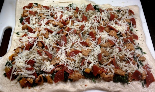Pepperoni and Sausage Stromboli Pre-baked