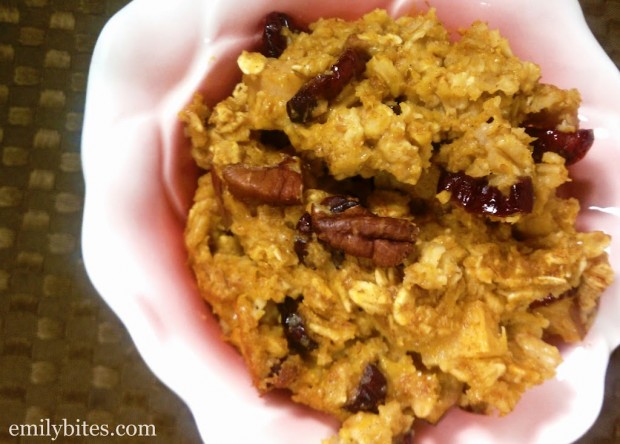 Pumpkin, Cranberry & Apple Baked Oatmeal