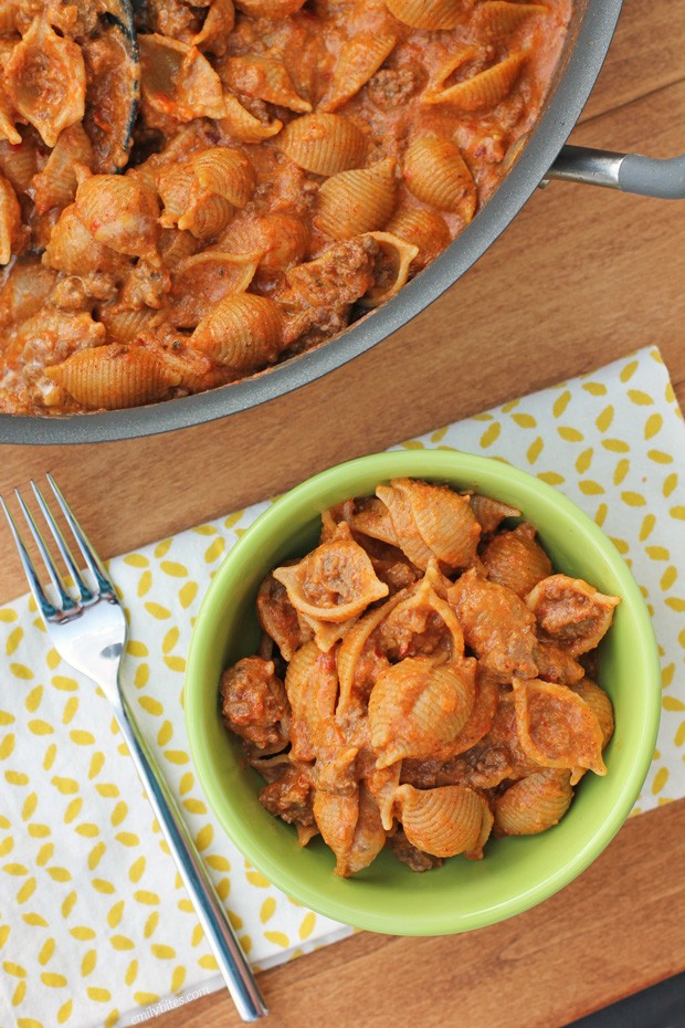 Cheesy Taco Pasta