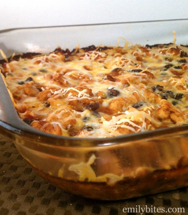 Bubble Up Enchilada Casserole