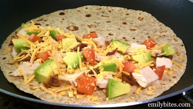 California Club Quesadilla Pre-cooked