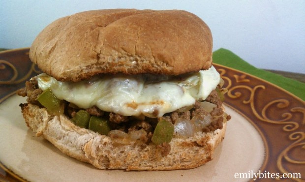 Philly Cheesesteak Sloppy Joes