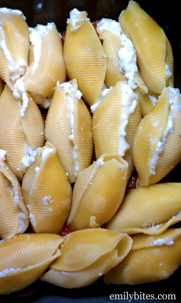 Four Cheese and Sausage Stuffed Shells Pre-Baked