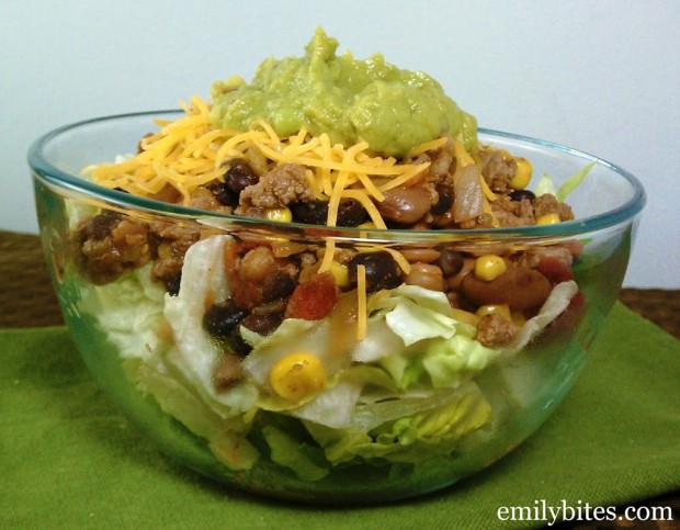 Slow Cooker Taco Chili Salad
