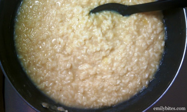 Bacon, Cheddar and Beer Risotto