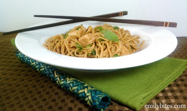 Spicy Sesame Noodles with Chicken