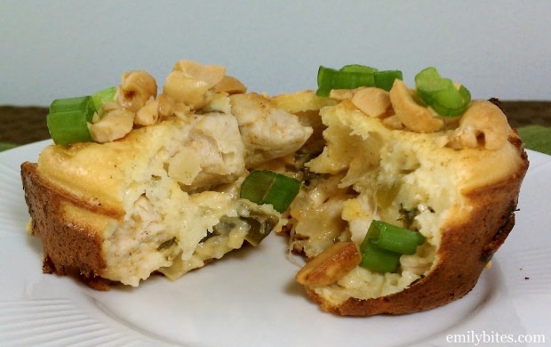 Thai Chicken Biscuit Cups