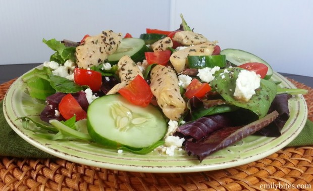 Chicken Souvlaki Salad
