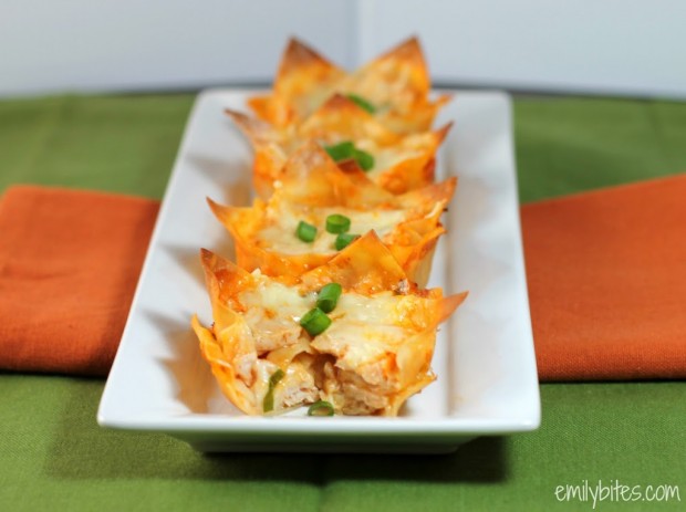 Enchilada Wonton Cupcakes