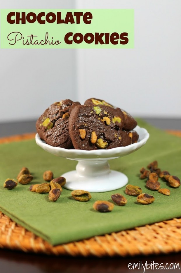 Chocolate Pistachio Cookies