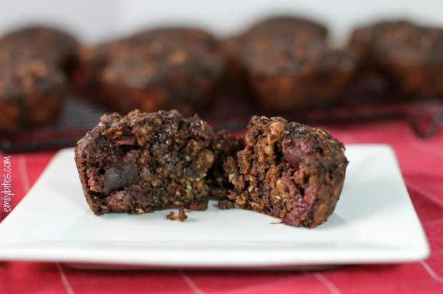 Chocolate Cherry Baked Oatmeal Singles
