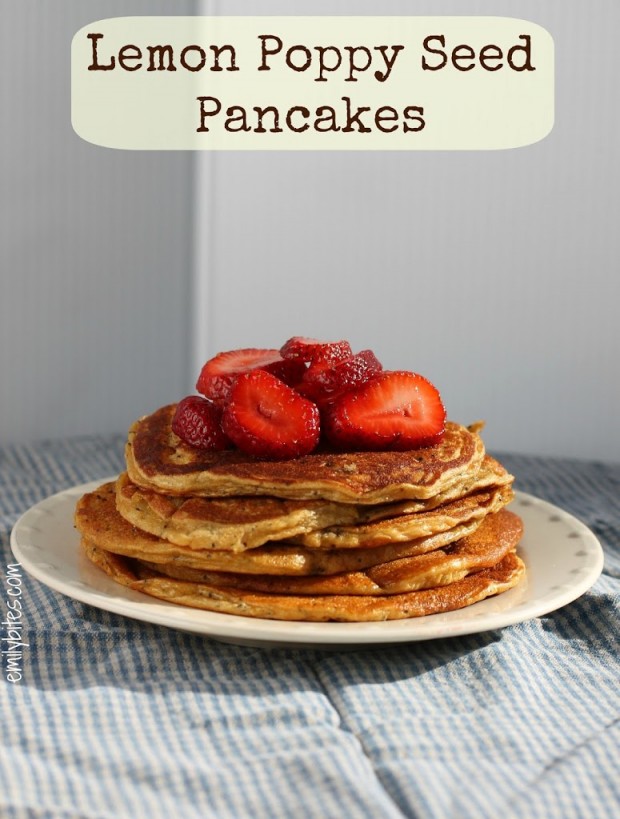 Lemon Poppy Seed Pancakes