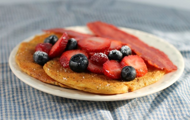 Lemon Poppy Seed Pancakes