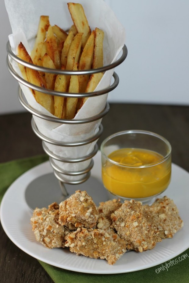 Pretzel Coated Chicken Nuggets