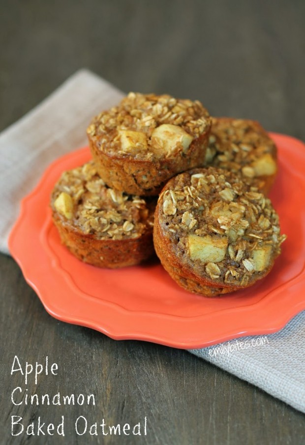 Apple Cinnamon Baked Oatmeal Singles