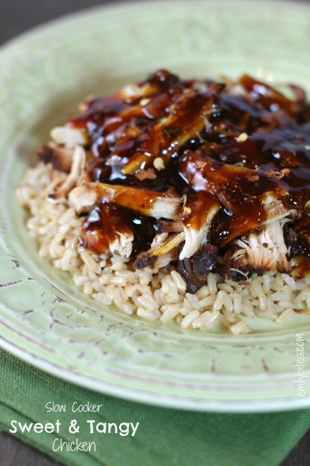 Slow Cooker Sweet and Tangy Chicken