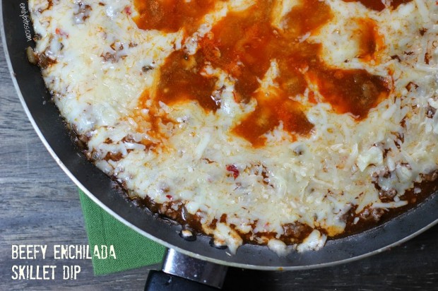 Beefy Enchilada Skillet Dip