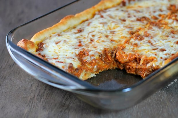 Deep Dish Sloppy Joe Casserole