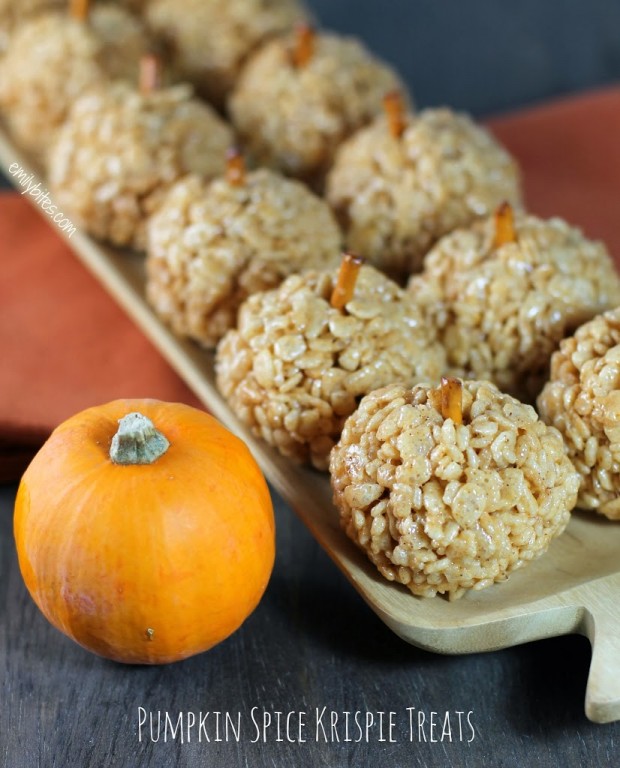 Pumpkin Spice Krispie Treats