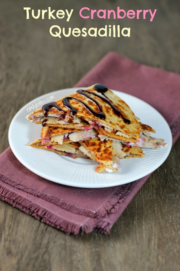 Turkey Cranberry Quesadilla