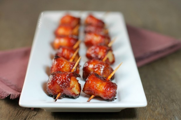 Bacon-Wrapped Water Chestnuts