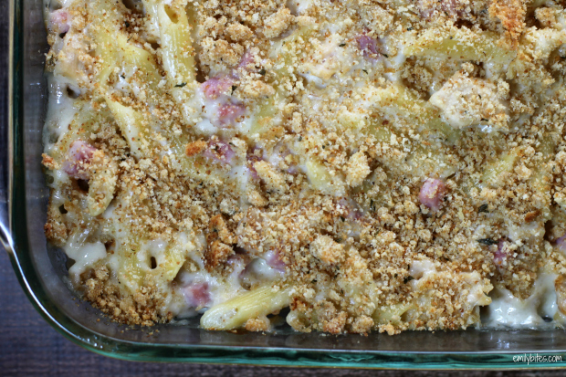 Chicken Cordon Bleu Pasta Bake