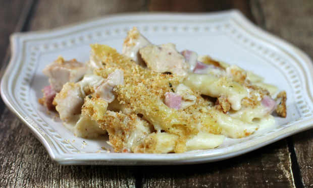 Chicken Cordon Bleu Pasta Bake