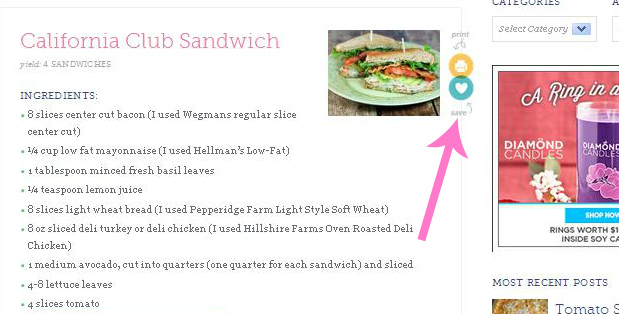 save recipe