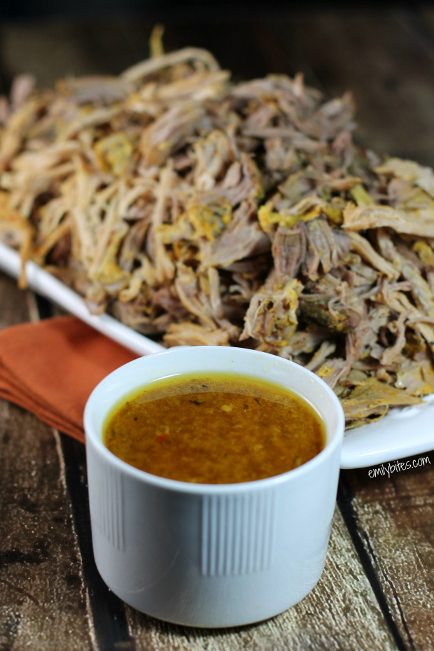 Slow Cooker Mustard Rubbed Pulled Pork