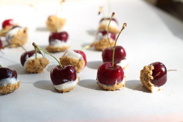 Snack Girl Cherry Cheesecake Bites