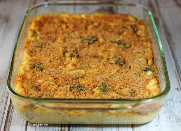 Cheesy Chicken Broccoli & Rice Casserole