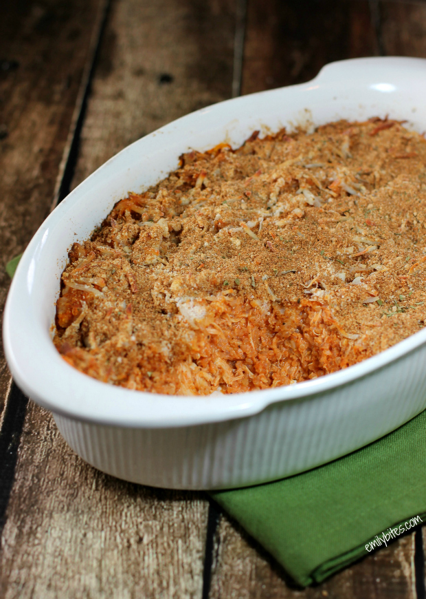 Chicken Parmesan Quinoa Bake