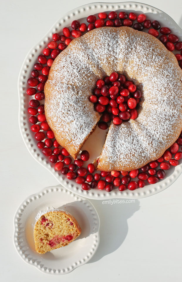 Orange Cranberry Bundt Cake