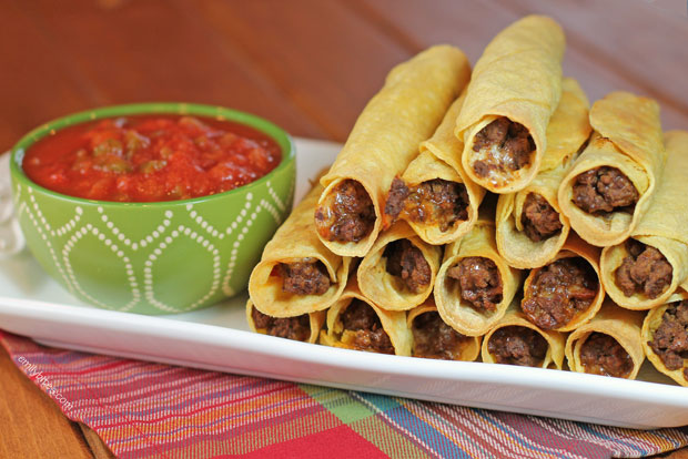 Spicy Beef Taquitos
