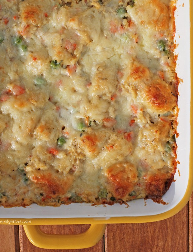 Bubble Up Chicken Pot Pie Casserole