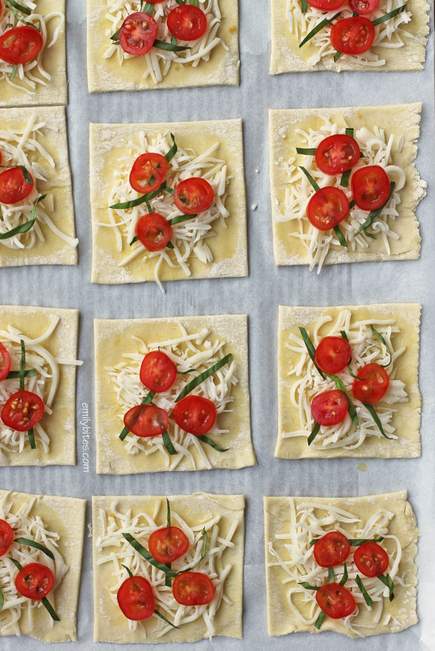 Caprese Tarts