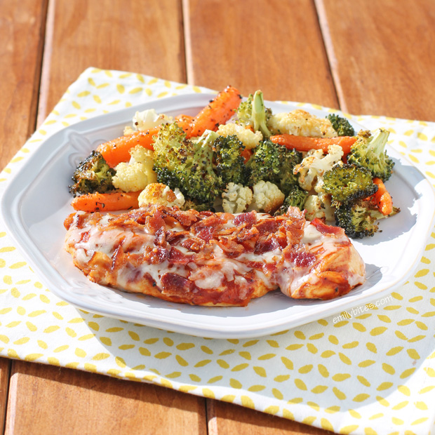 Cheesy Bacon BBQ Chicken