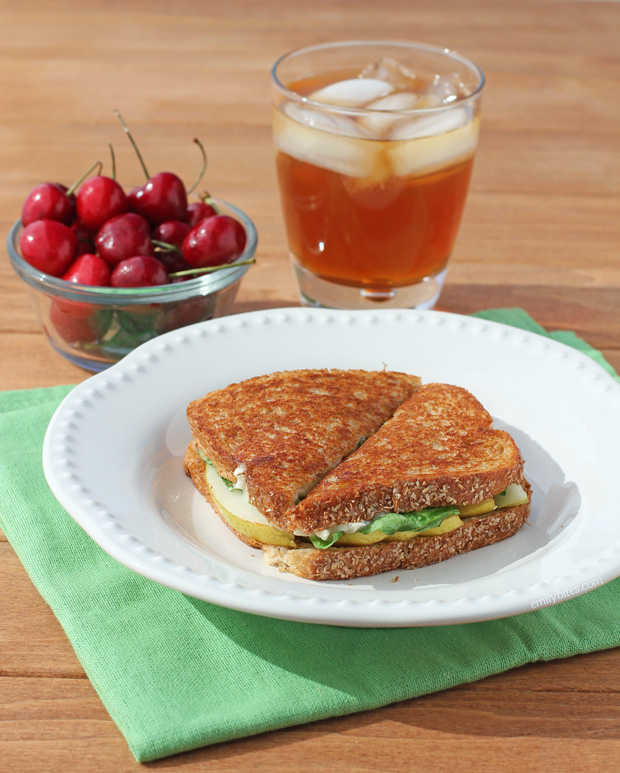 Grilled Brie and Pear Sandwiches