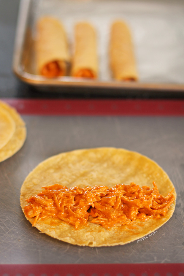 Buffalo Chicken Taquitos
