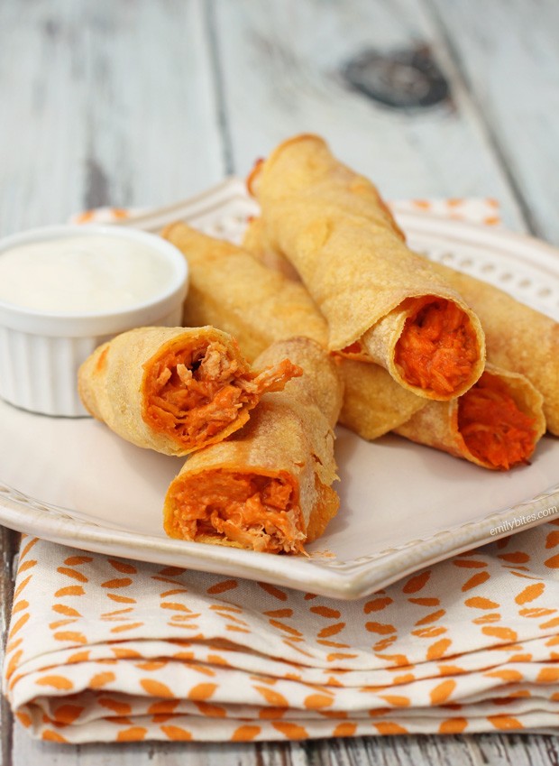 Buffalo Chicken Taquitos