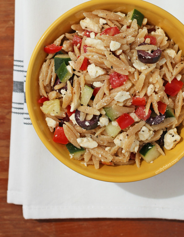 Greek Orzo Pasta Salad