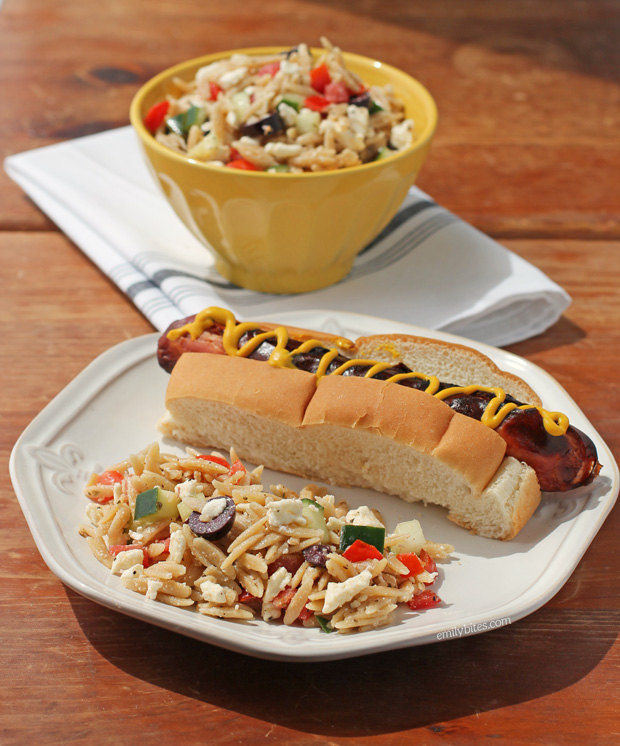Greek Orzo Pasta Salad