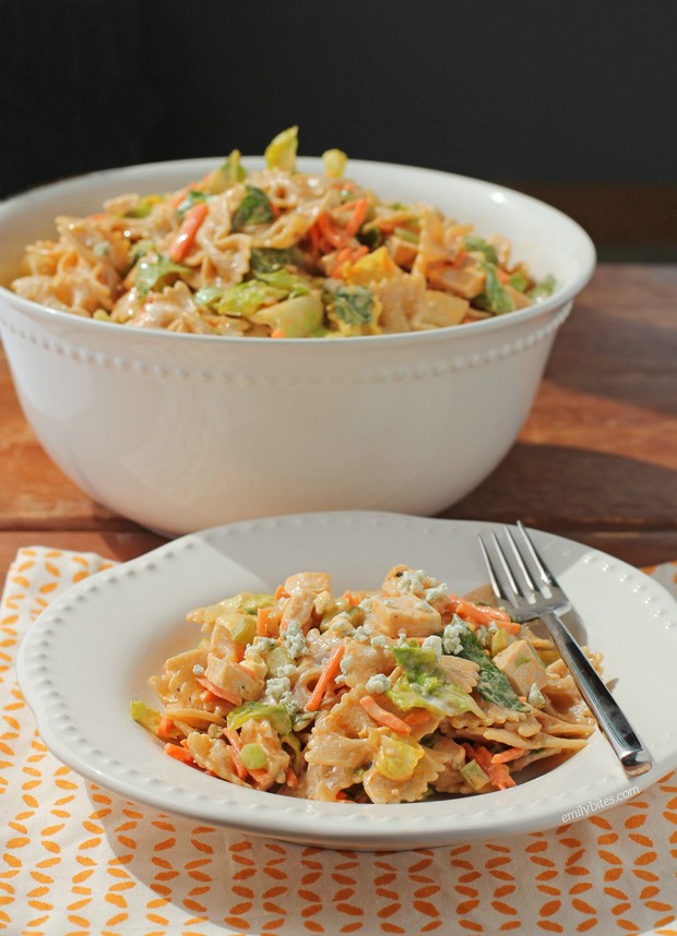 Buffalo Chicken Pasta Salad