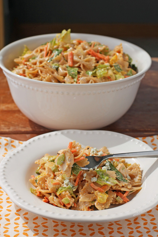 Buffalo Chicken Pasta Salad