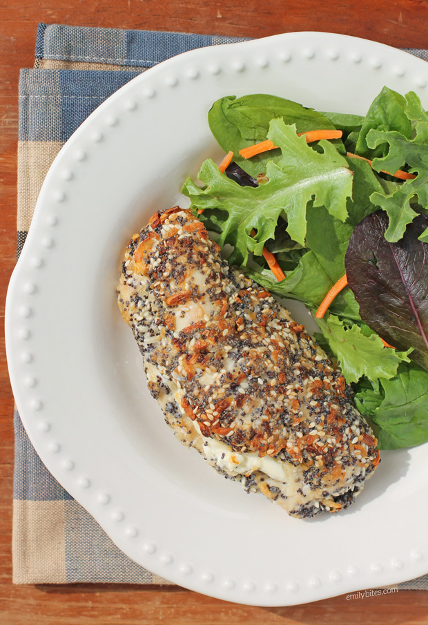 Cream Cheese Stuffed Everything Chicken
