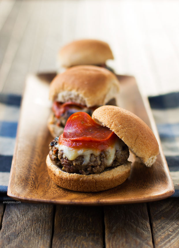 Pizza Burger Sliders