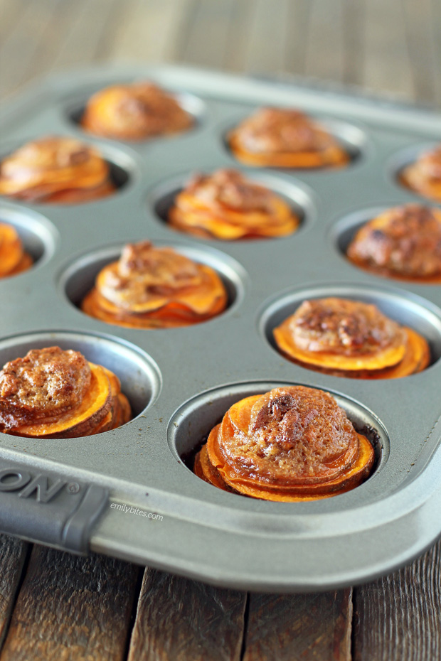 Sweet Potato Casserole Stacks