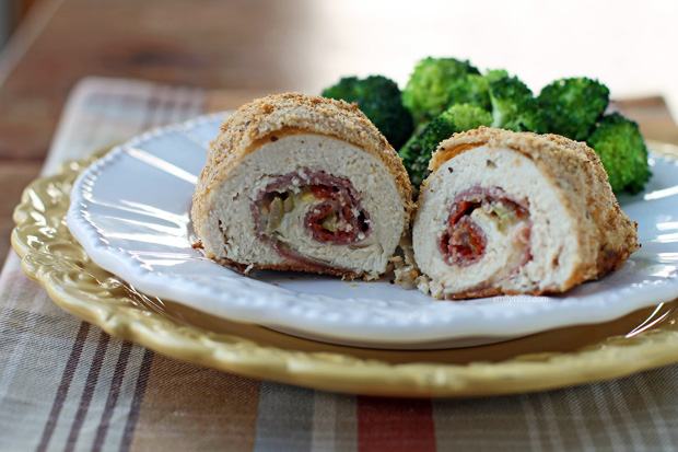 Antipasto Chicken Roulades